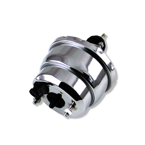 Chrome 1" Bore Master Cylinder & 7" Dual Brake Booster & Proportioning Valve - Picture 3 of 11