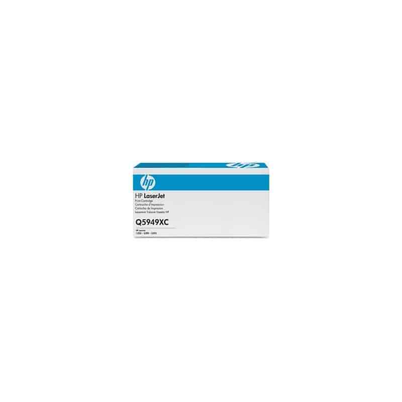 Toner HP Q5949XC noir haute capacité pour imprimante LaserJet