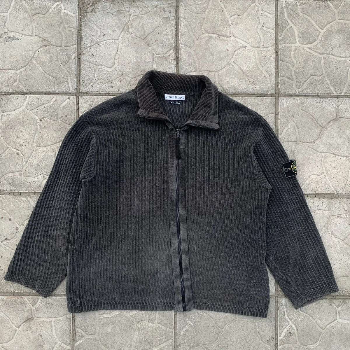 Vintage Stone Island Zip Hoodie AW98 Very Rare 90s Mens M