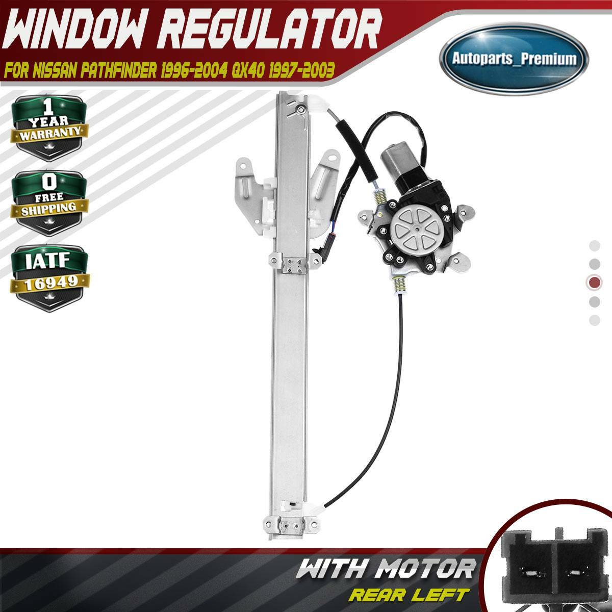 Doran 741-544 Rear Driver Side Power Window Regulator And Otor - View #4