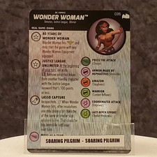 WONDER WOMAN LEGACY CARD - 035 80th Anniversary Heroclix Batman Animated 