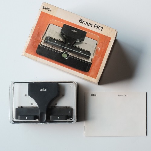 BRAUN FK1 FILM SPICER - Dieter Rams Robert Oberhei 8mm / Super 8 - Original Box - Photo 11/21