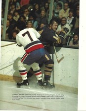 RARE 1970'S RENE ROBERT (DEC. 2021) AUTO. 8 X 10 MAGAZINE PAGE !!