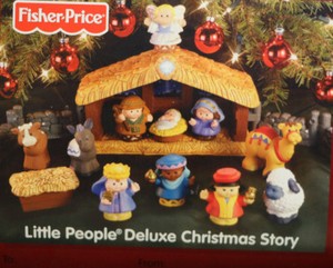 fisher price little people deluxe christmas story