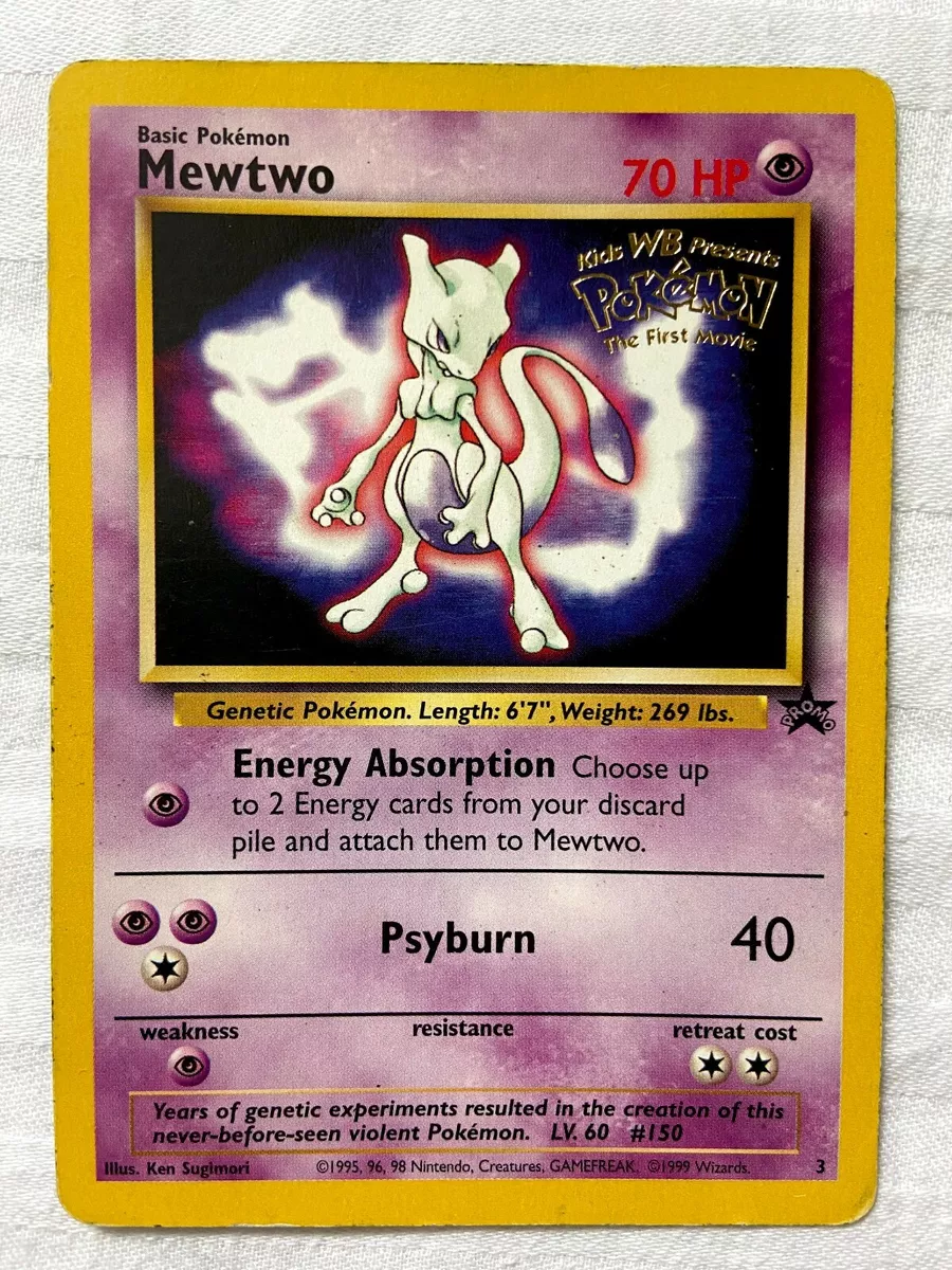 Pokemon - Mewtwo (3) - Wizards Black Star Promos