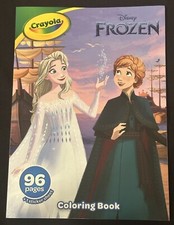 Crayola Disney Frozen Coloring Book 96 Pages 1 Sticker Sheet