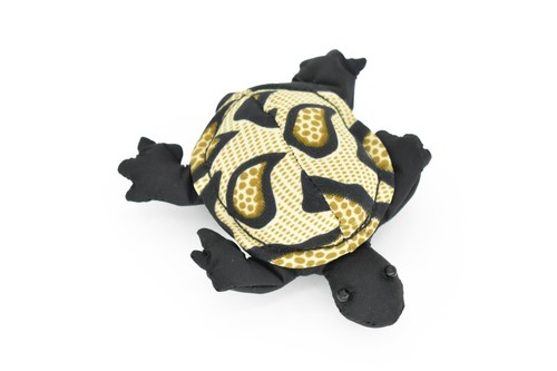 Schildkröte, braun, handgefertigte Thailand Sandwesen, Spielzeug, Briefbeschwerer Cornhole 3" - Bild 1 von 6