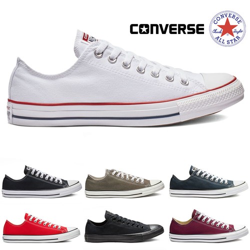 Converse All Star basse Chuck Taylor nere scarpe uomo donna 38 39 42 43 estive - Afbeelding 1 van 55