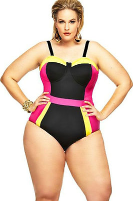 Costume Da Bagno Monokini Taglie forti Grandi Curvy Formosa Plus - Main Image
