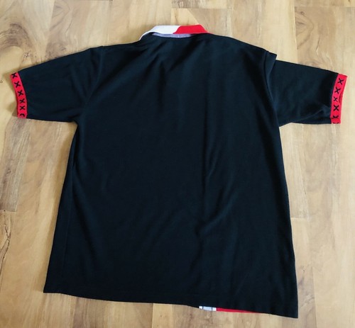 Hilton Retro Bowling Shirt Mens Black & Red Sports Bowl Team Size XL - Picture 7 of 9