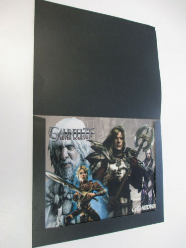 Gauntlet Seven Sorrows by Midway 2005 Original Promo Lithograph Art Cel & Folder - Picture 2 of 2