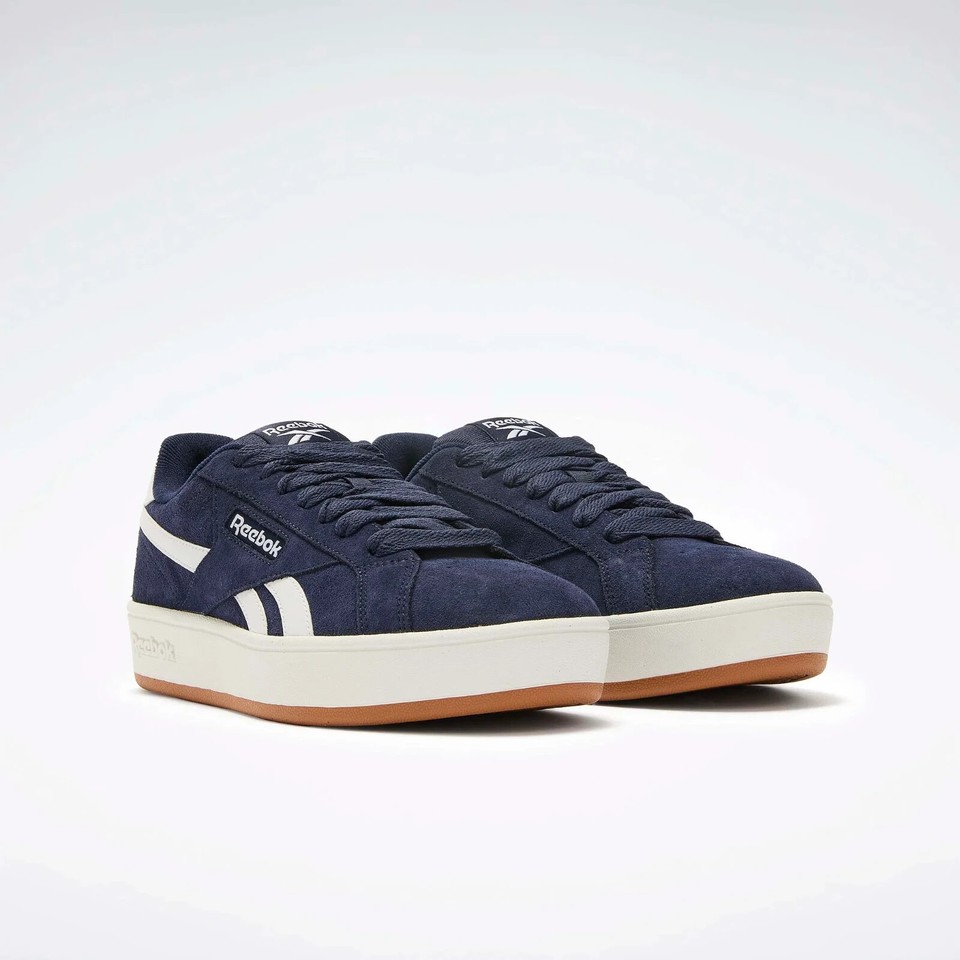 Reebok Unisex Retro Mega Sneakers Shoes in Vector Navy/Barely Grey/Gum ...