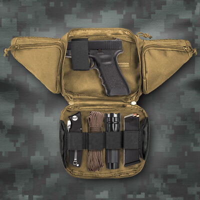 Concealed Carry Fanny Pack Holster Tactical outdoor Pistol Waist Pouch Gun Bag