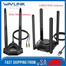 USB3.0 WiFi Adapter WiFi 6 USB Dongles 2.4/5/6GHz 5400Mbps/1900/600Mbps for PC