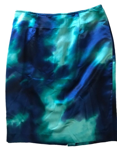 Jupe Soirée Satin Et Dentelle Métallisée Crimson By Lawrence Kurtz – Taille 4 – Occasion Très Bon état