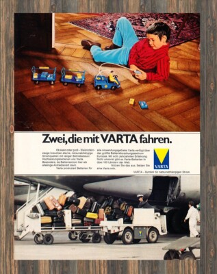 Varta Batteries - Advertising Advertisement Original Advertising 1969 (4)
