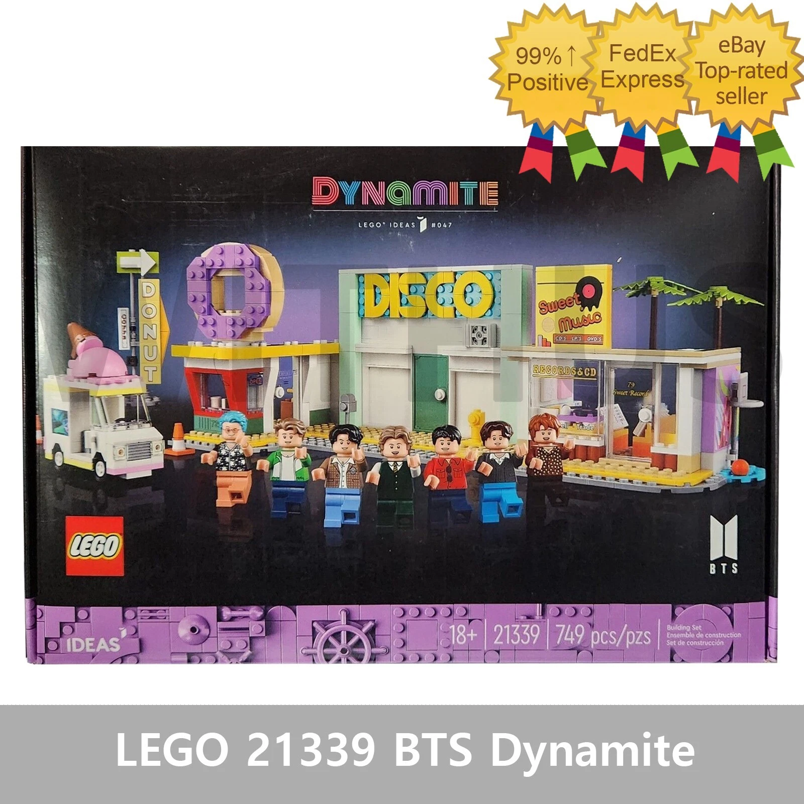 LEGO ideas 21339 BTS Dynamite 749 Piece - Tracking | eBay
