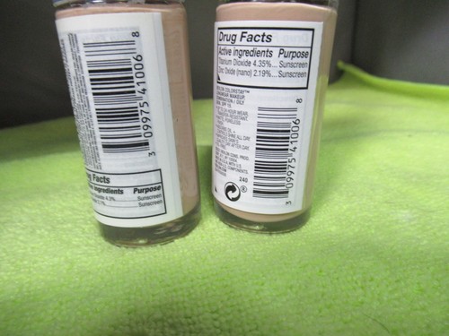 REVLON COLORSTAY 24hr FOUNDATION COMBINATION/OILY SKIN 240 medium Beige Set of 2 - Picture 2 of 2