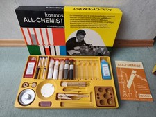 Kosmos All-Chemist Chemie Baukasten unbenutzt fast vollst&auml;ndig Vintage Rarit&auml;t