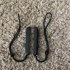 x2 Pair OEM Black Nintendo Switch Joy-Con Controller Wrist STRAPS ONLY HAC-014