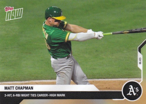 2020 Topps Now 86 Matt Chapman