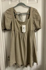 Boutique Women’s Mineral Washed Babydoll Dress Size L