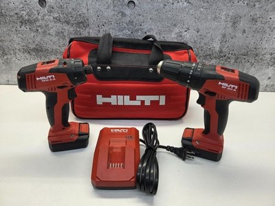 Hilti SF2H-A Drill with SFD 2-A 1/4 Impact Batteries and Charger / TESTED