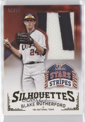 2015 Panini Stars and Stripes Jerseys Prime 56/59 Blake Rutherford #13 ex0