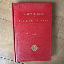 Aleister Crowley Collected Works Vol I Hardback Illustrated 1905, SPRT