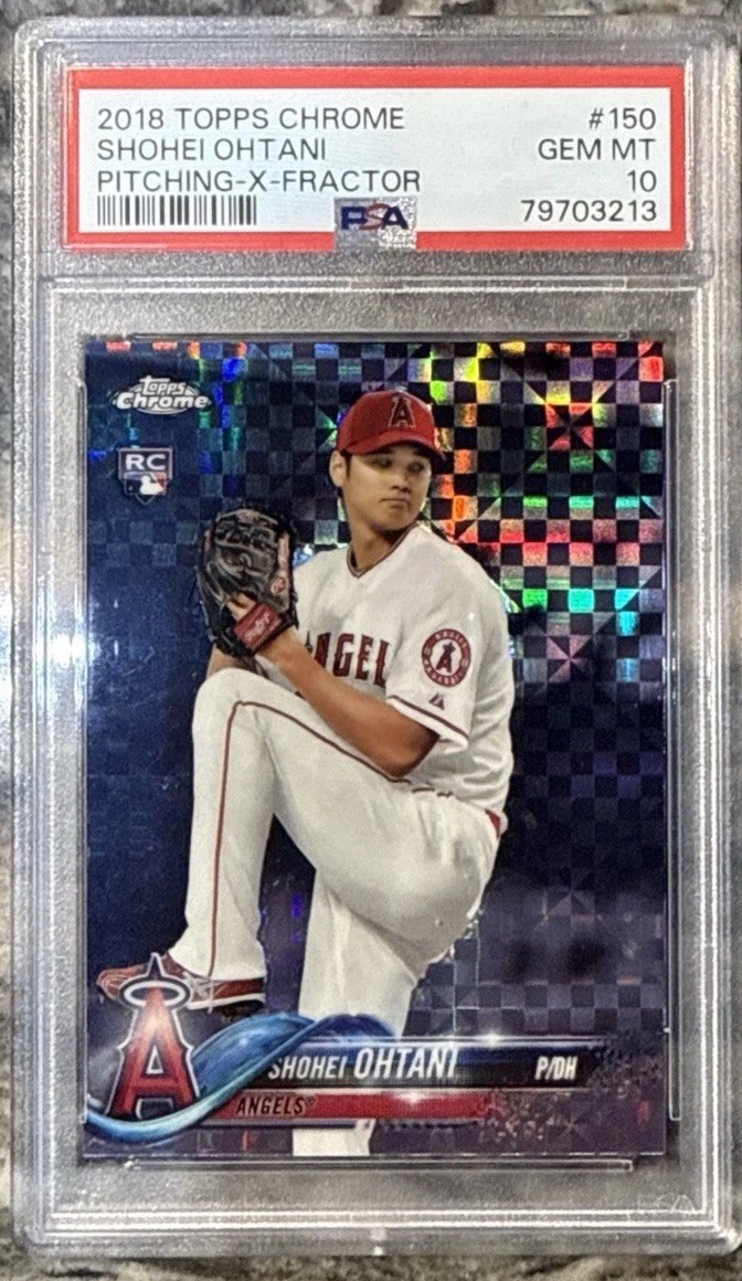 2018 Topps Chrome - Shohei Ohtani #150 X-Fractor (RC) for sale
