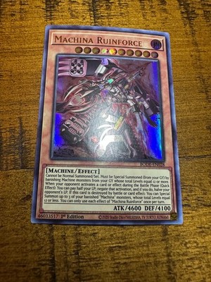 Machina Ruinforce BODE-EN028 1st Edition Ultra Rare PL + BONUS