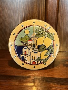 Vintage Antonio Zaccarella Italy Raku Pottery Firenzeraku Levanto Standing Clock