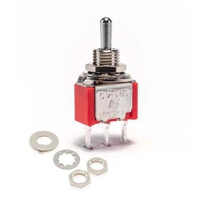 3PC E-Switch / RS PRO 100SP1T2B3M2QEH Toggle Switch, 100 Series, SPDT, ON-N