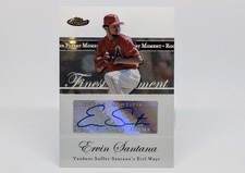 2007 Topps Finest Rookie Finest Moments Auto Ervin Santana #RFMA-ES Auto Angels