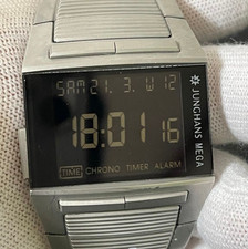 Orologio Uomo Junghans Mega 1000 Quarzo Argento di JP