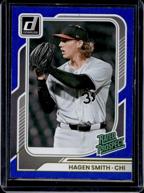 2026 Panini Donruss Hagen Smith Rated Prospects Blue Prospect #/149 White Sox