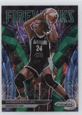 2022 Panini Prizm WNBA Fireworks Green Ice Prizm Napheesa Collier #10 00zd