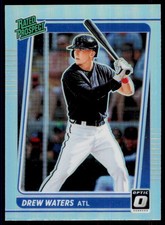 2021 Donruss Optic Drew Waters RP21 Rated Prospect Holo Atlanta Braves