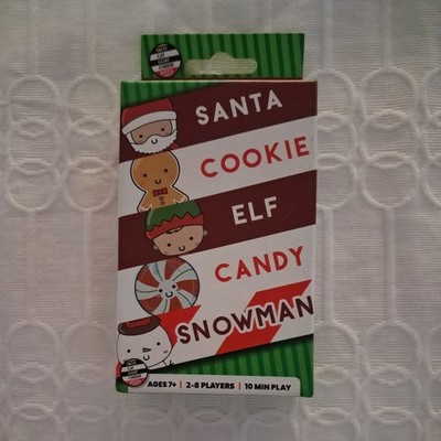 Santa Cookie Elf Candy Snowman Card Game Taco Cat