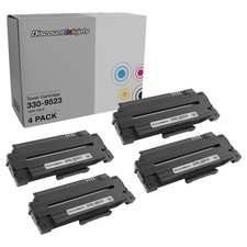 4PK 330-9523 for Dell 7H53W BLACK Laser Toner HY Cartridge 1130 1130n 1133 1135n