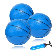 Mini Basketballs 3 Pack - 7inch Small Basketball Size 3 Set with Pump Needle ...