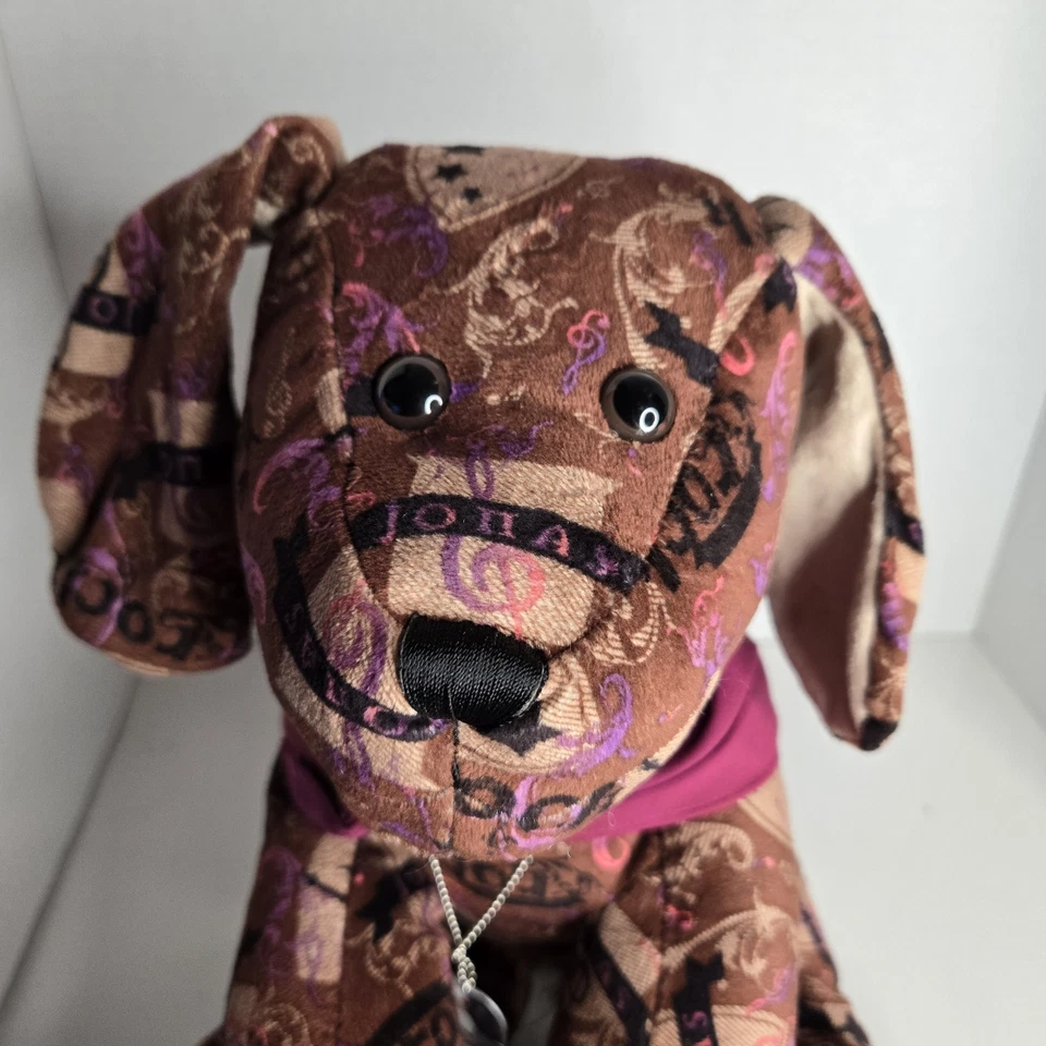 Collar de felpa con etiqueta de perro Jonas Brothers Build A Bear cachorro perro Foto 3 de 4