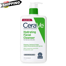 CeraVe Hydrating Facial Cleanser, Moisturizing Face Wash For Dry Skin,... 