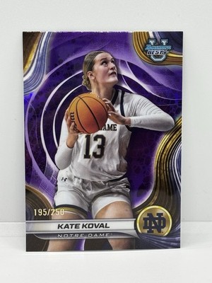 2024-25 Bowman's Best University #42 Kate Koval Purple Refractors #/250