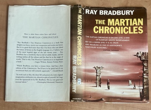 Vintage 1958 The Martian Chronicles by Ray Bradbury HCDJ Plus 1982 Bantam PB - Picture 7 of 10