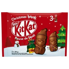 Kit Kat Chocolate Santa 29g X 3" Holiday Milk Chocolate