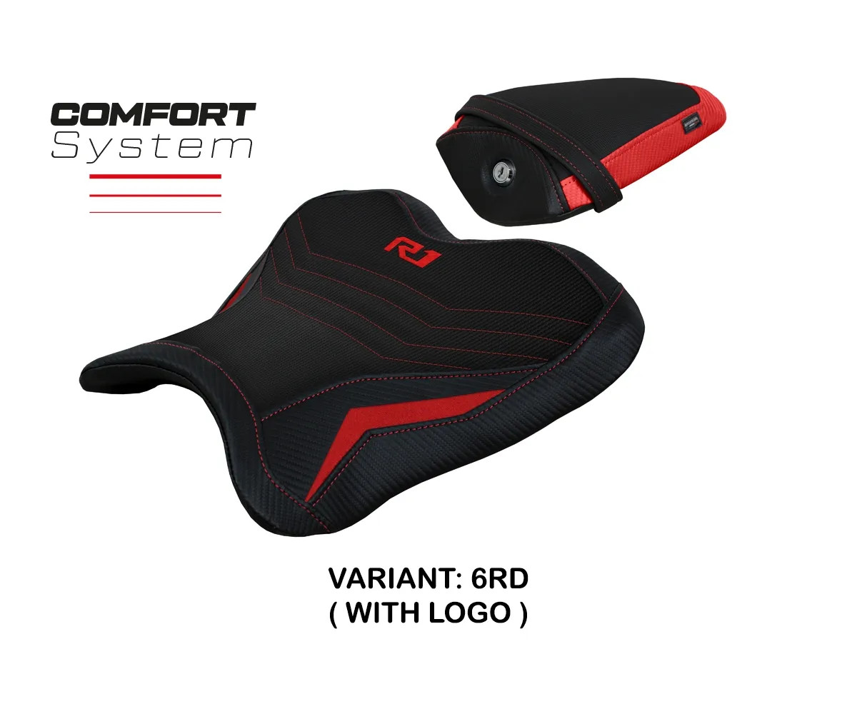 Seat saddle cover Kagran comfort system Red(RD) TPZ Italia YAMAHA R1 2015 2022