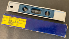Vintage NOS Klein Tools 930 - 9 IN Aluminum Torpedo Level Made in USA