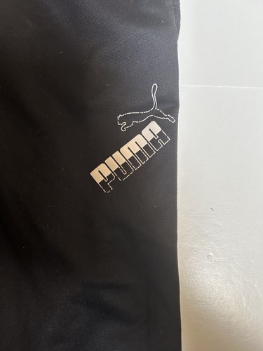 Puma 2 Piece Track Suit Size 7 Boys Zip Up Black With White Logos - Picture 7 of 9
