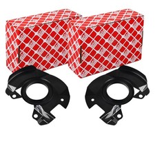 2X FEBI SPRITZBLECHE BREMSSCHEIBEN VORNE PASSEND FÜR KIA PICANTO LINKS+RECHTS